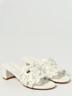 Mules Amalfi Gianvito Rossi in pelle intrecciata