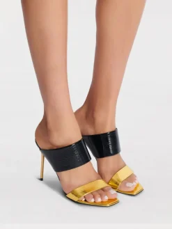 Mules Balmain in pelle