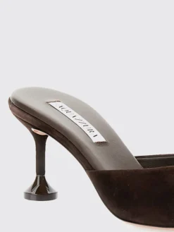 Mules Bisous Aquazzura in camoscio