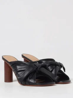 Mules Bow JW Anderson in nappa drappeggiata con fiocco