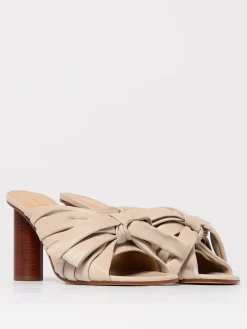 Mules Bow JW Anderson in nappa drappeggiata con fiocco