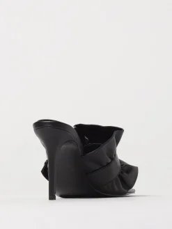 Mules Emily Versace Jeans Couture in pelle sintetica con fibbia Baroque