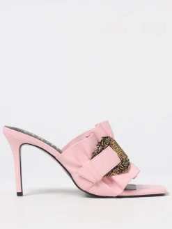 Mules Emily Versace Jeans Couture in pelle sintetica con fibbia Baroque