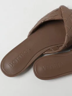 Mules Flat Blink Bottega Veneta in pelle intrecciata
