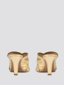 Mules Maria Paris Texas in pelle laminata