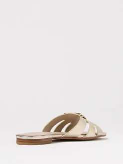 Mules Marli Pinko in pelle laminata