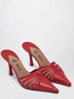 Mules Nadiia Paris Texas in pelle