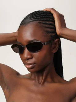 Occhiali da sole Balenciaga in metallo