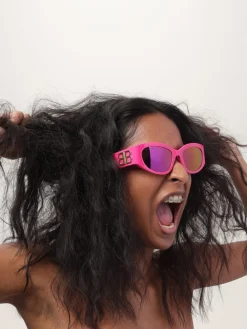 Occhiali da sole Bossy ovali Balenciaga