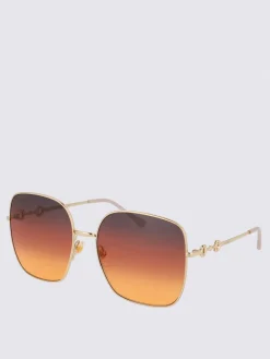 Occhiali da sole GG0879S Horsebit Gucci in metallo