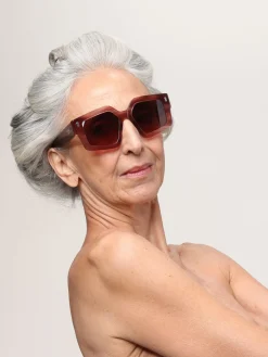 Occhiali da sole in acetato Fendi