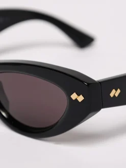 Occhiali da sole in acetato tartarugato Bottega Veneta