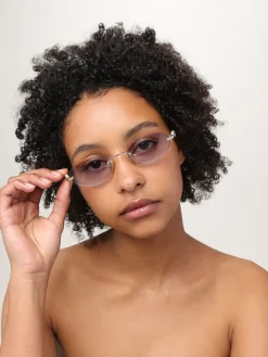 Occhiali da sole in metallo Miu Miu