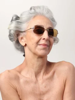 Occhiali da sole in metallo Anagram Loewe