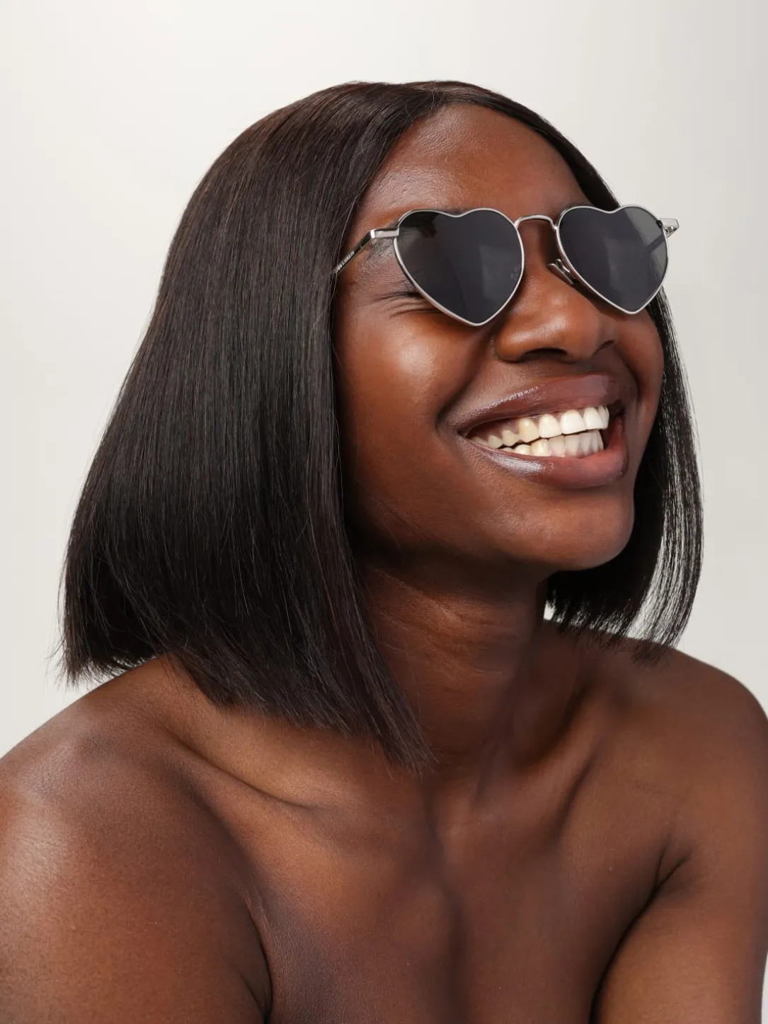 Occhiali da sole Loulou Saint Laurent in metallo