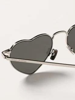 Occhiali da sole Loulou Saint Laurent in metallo