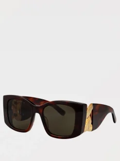 Occhiali da sole Stella McCartney in acetato tartarugato con dettaglio chain