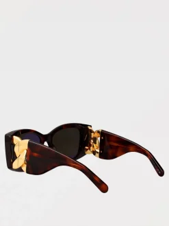 Occhiali da sole Stella McCartney in acetato tartarugato con dettaglio chain