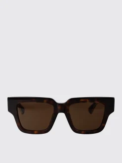 Occhiali da sole Tri-Fold Square Bottega Veneta in metallo ed acetato