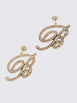 Orecchini Blumarine in ottone con strass incastonati