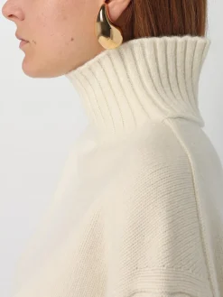 Orecchini Drop Grandi Bottega Veneta in argento 925 placcato oro 18 kt