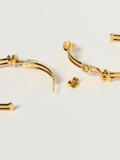 Orecchini Elisabetta Franchi in ottone