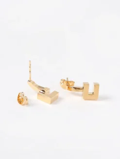 Orecchini Elisabetta Franchi in ottone