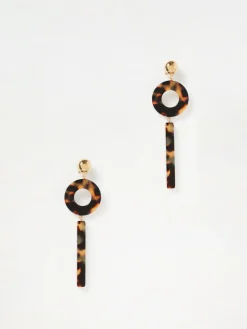 Orecchini Emporio Armani in resina tartarugata