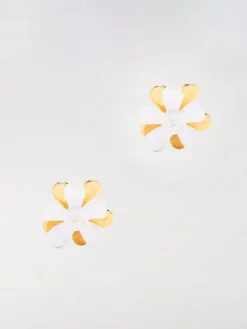 Orecchini Flower Marni in ottone smaltato