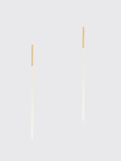 Orecchini Jil Sander in viscosa ed ottone