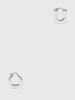 Orecchini Le Rond Carrè Jacquemus in ottone