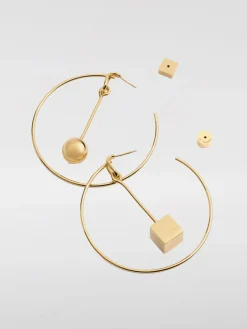 Orecchini Les Croles Nodo Jacquemus in ottone