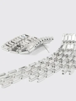 Orecchini Magda Butrym in ottone con strass