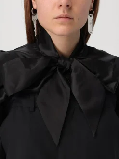 Orecchini Tag And Key MM6 Maison Margiela in ottone