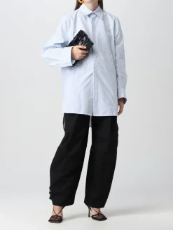 Orecchini Twist Bottega Veneta in pelle intrecciata