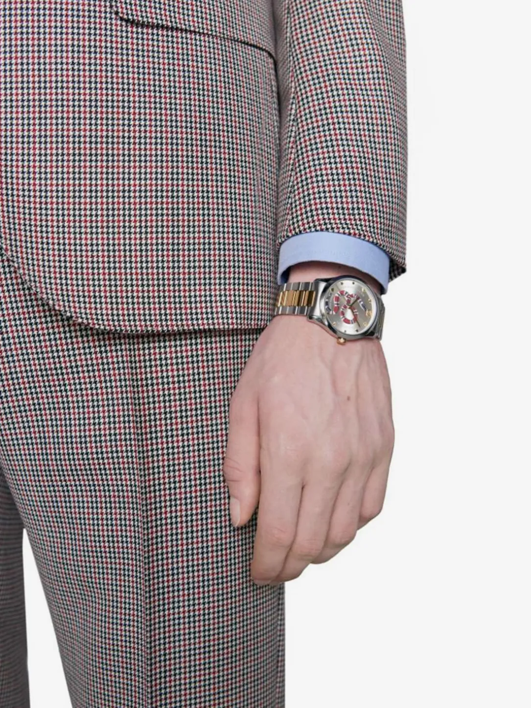 Orologio con cinturino in metallo by Gucci e cassa Sportiva