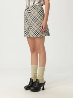 Pantaloncino con coulisse check Burberry