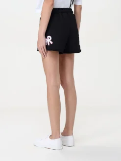 Pantaloncino Disclaimer in cotone con logo