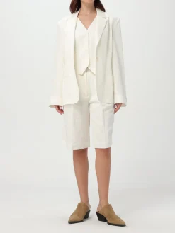 Pantaloncino donna Calvin Klein in misto lino