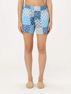 Pantaloncino MC2 Saint Barth in cotone patchwork