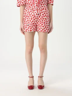 Pantaloncino Versace in seta con stampa grafica