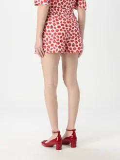 Pantaloncino Versace in seta con stampa grafica