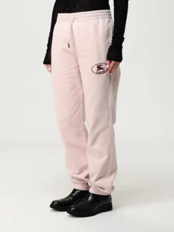 Pantalone Burberry in cotone con logo