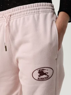 Pantalone Burberry in cotone con logo