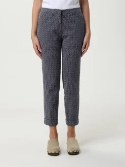 Pantalone casual Etro in misto cotone con stampa geometrica