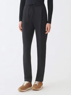 Pantalone casual Fabiana Filippi in misto viscosa