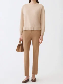 Pantalone classico Fabiana Filippi in cotone stretch