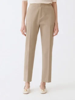 Pantalone classico Fabiana Filippi in cotone stretch