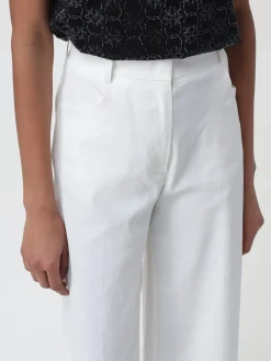 Pantalone crop Pinko in misto lino