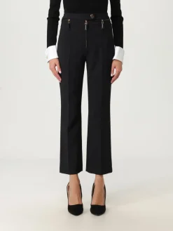 Pantalone cropped Elisabetta Franchi in crêpe